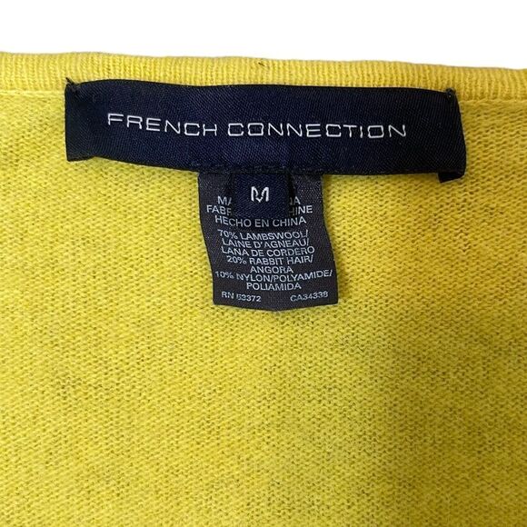 French Connection Angora & Lambswool Short Sleeve Sweater Top - Picture 13 of 13